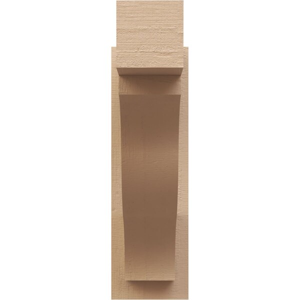 Ekena Millwork 5 1/2-in W x 18-in D x 18-in H Funston Block Rough Cedar Woodgrain TimberThane Outlooker, Primed Tan - OUTUR055X18X18FST44RCPR