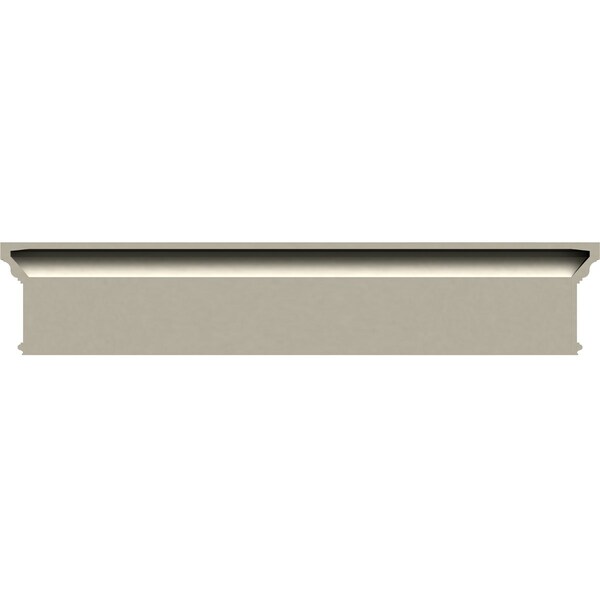 Ekena Millwork 51" Bottom Width x 56 1/4" Top Width x 13 3/4"H x 7/8"P Craftsman Crosshead - CRH14X51ST