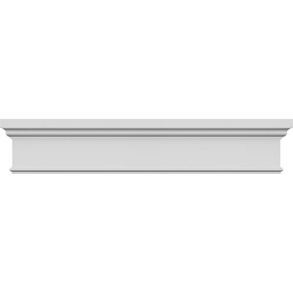 Ekena Millwork 51" Bottom Width x 56 1/4" Top Width x 13 3/4"H x 7/8"P Craftsman Crosshead - CRH14X51ST