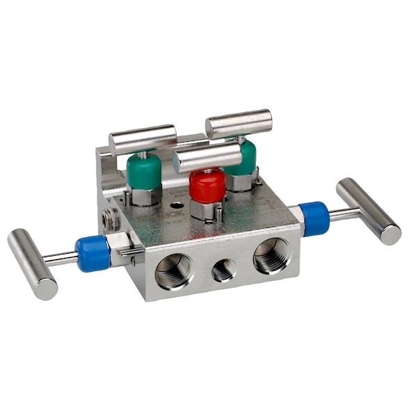 Noshok Natural Gas 5 Valve Stainless Steel Mani - 5130-MFS