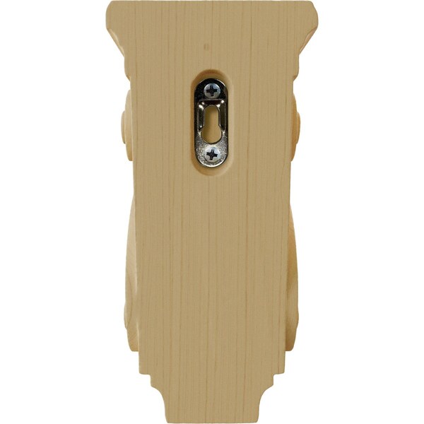 Ekena Millwork 3 1/2"W x 3"D x 7"H Small Traditional Corbel, Alder - CORW03X03X07TRAL