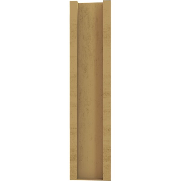 Ekena Millwork 5 1/2-in W x 16-in D x 24-in H Funston Block Rough Cedar Woodgrain TimberThane Outlooker, Primed Tan - OUTUR055X16X24FST44RCPR