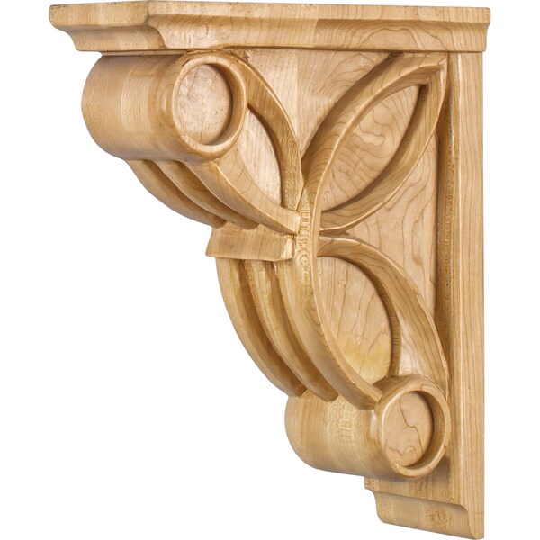 Hardware Resources 3" Wx8"Dx10"H Alder Celtic Weave Art Deco Corbel - COR6-2ALD