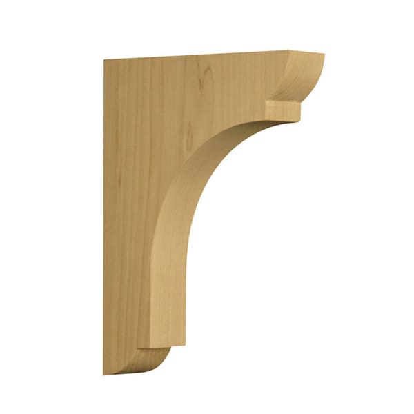 Osborne Wood Products 10 x 1 3/4 x 7 1/2 Arts and Crafts Bracket in Alder - 8742A