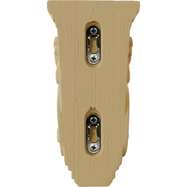 Ekena Millwork 3 1/2"W x 4"D x 7"H Small Traditional Acanthus Corbel, Alder - CORW03X04X07TAAL