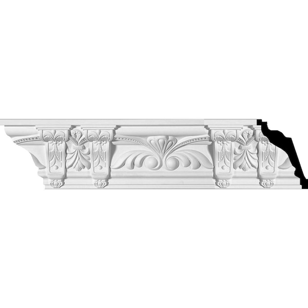 Ekena Millwork SAMPLE - 4 7/8"H x 4 1/4"P x 6 1/2"F x 12"L, (13 5/8" Repeat), Jonee Crown Moulding - SAMPLE-MLD04X04X06JO
