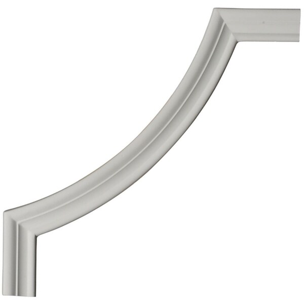 Ekena Millwork 12"W x 12"H x 5/8"P Stockport Panel Moulding Corner (matches moulding PML01X00ST) - PML12X12ST