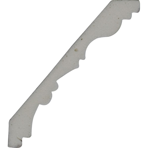 Ekena Millwork SAMPLE - 3 1/4"H x 2 7/8"P x 4 1/4"F x 12"L Roberts Crown Moulding - SAMPLE-MLD03X02X04RO