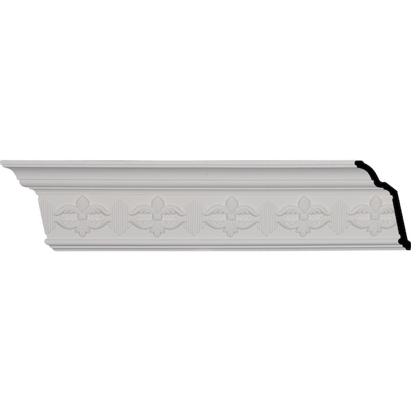 Ekena Millwork SAMPLE - 5 1/8"H x 3 1/8"P x 5 7/8"F x 12"L, (4" Repeat), Victorian Crown Moulding - SAMPLE-MLD05X03X05VI