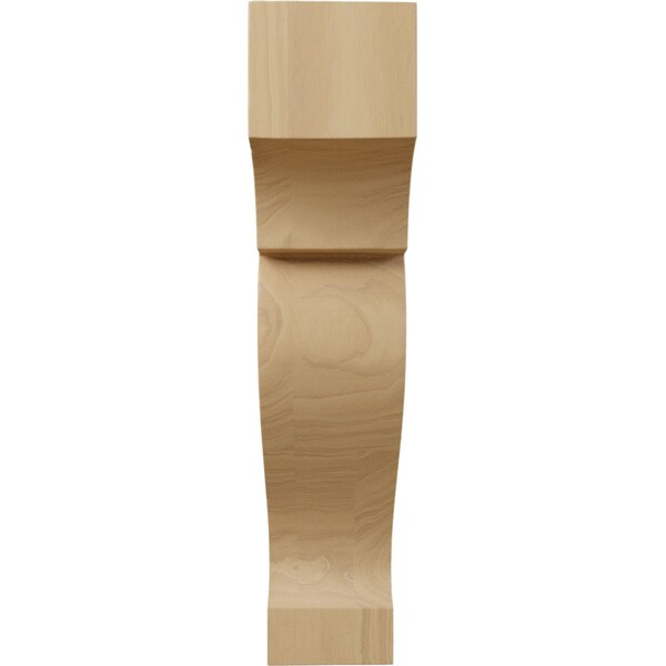 Ekena Millwork 1 3/4"W x 4"D x 8"H Medium Dearborn Wood Corbel, Cherry - CORW02X08X04DRCH