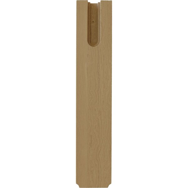 Ekena Millwork 1 3/4"W x 7 1/4"D x 9 1/2"H Plymouth Wood Bracket, Cherry - BKTW02X07X10PLCH