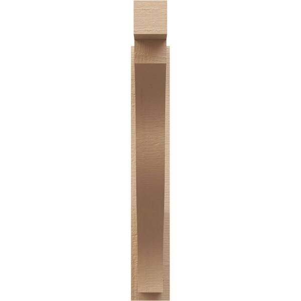 Ekena Millwork 5 1/2-in W x 32-in D x 36-in H Funston Block Rough Cedar Woodgrain TimberThane Outlooker, Primed Tan - OUTUR055X32X36FST44RCPR