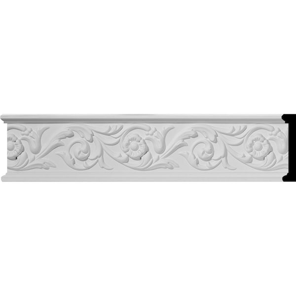 Ekena Millwork Chair Rail, Urethane, 96 in L, 3-1/4 in H - CHA03X00DL