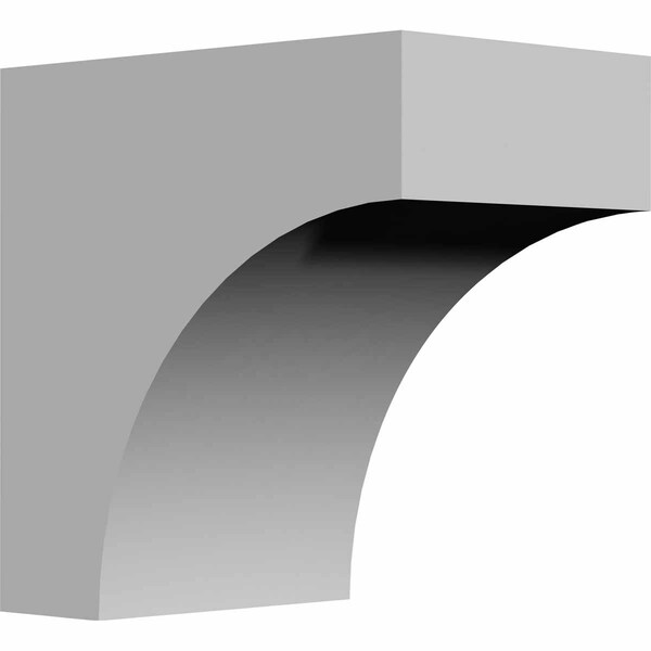 Ekena Millwork 3 1/2"W x 5 1/2"D x 5 1/2"H Tirana Bracket - BKT03X05X05TI