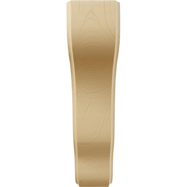 Ekena Millwork 1 3/4"W x 5 1/4"D x 7 1/2"H Plymouth Wood Bracket, Alder - BKTW02X05X08PLAL