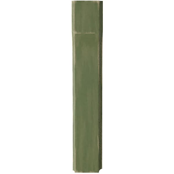 Ekena Millwork 1 3/4"W x 4"D x 10"H Clarksville Wood Vintage Decor Bracket, Restoration Green - BKTWD02X04X10CVGR