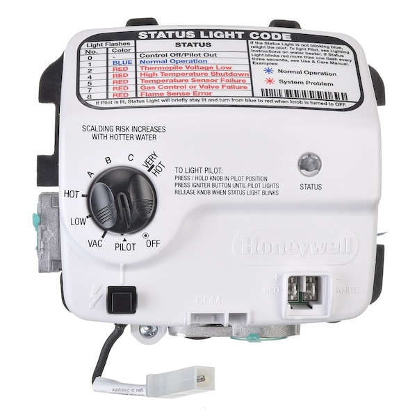 Rheem Wc Nat Gas Valve 4", Natural Gas, 4" WC - SP20832B