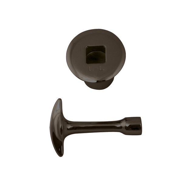 Westbrass 3/4" NPSM Log Lighter Gas Valve Trim Kit in Oil Rubbed Bronze - R500-12