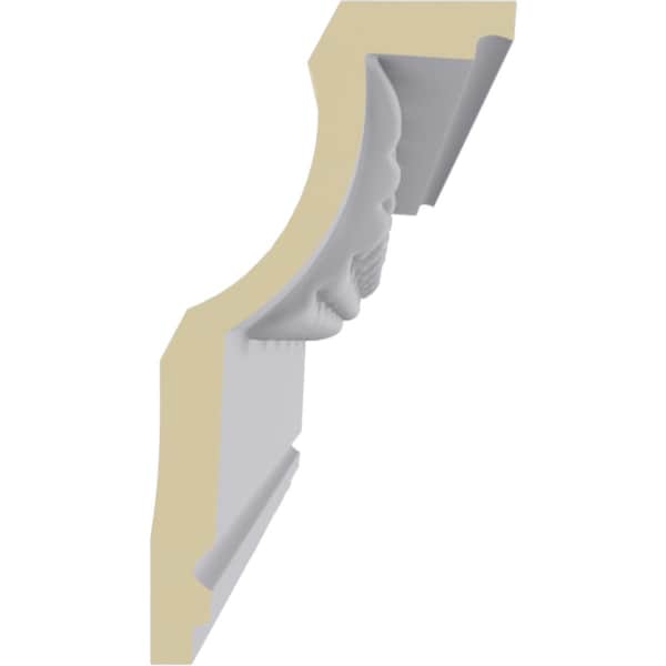 Ekena Millwork 4 3/4"H x 2 3/8"P x 5 1/4"F x 94 1/2"L Anise Crown Moulding - MLD05X02X05AN