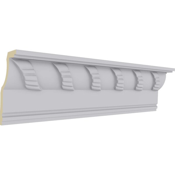 Ekena Millwork 4 3/4"H x 2 3/8"P x 5 1/4"F x 94 1/2"L Anise Crown Moulding - MLD05X02X05AN