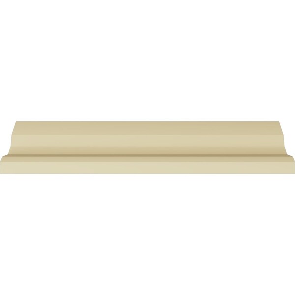 Ekena Millwork Polyurethane, 94-1/2 in L, 3-1/4 in H, Factory Primed - MLD03X03X04BD