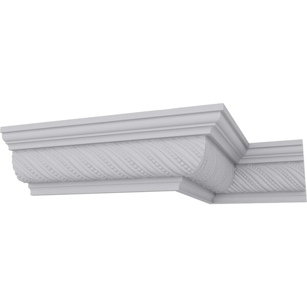 Ekena Millwork Polyurethane, 94-1/2 in L, 3-1/4 in H, Factory Primed - MLD03X03X04BD