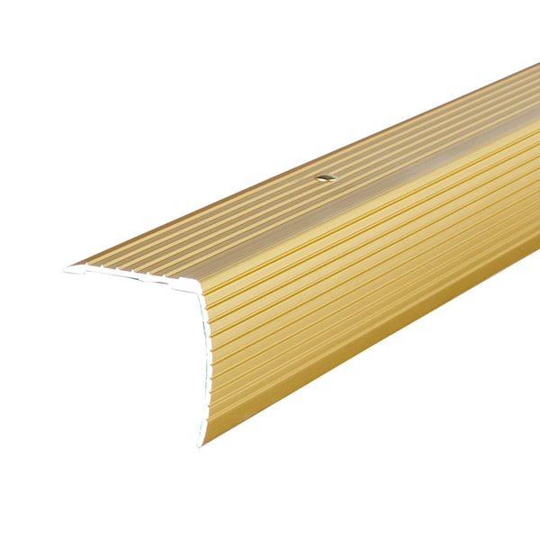 M-D Building Products Aluminum, Satin Brass, 72 in L, 1.12 in W - 79103