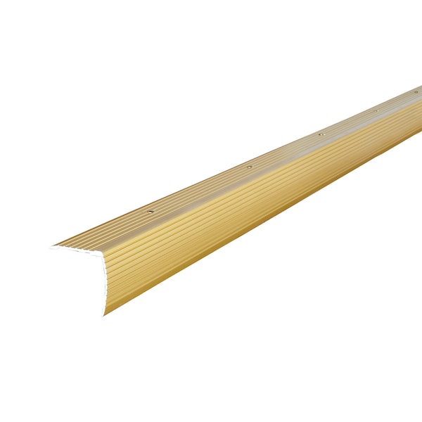 M-D Building Products Aluminum, Satin Brass, 72 in L, 1.12 in W - 79103