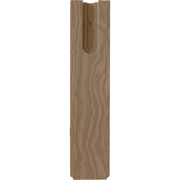 Ekena Millwork 1 3/4"W x 6"D x 8"H Clarksville Bracket, Mahogany - BKTW02X06X08CVGM
