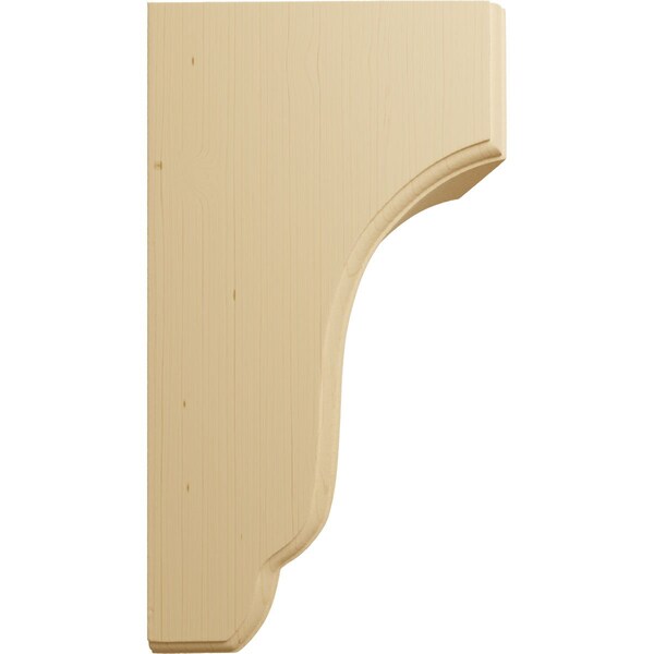 Ekena Millwork 4 3/4"W x 5 1/2"D x 10"H Capistrano Mission Corbel, Alder - COR04X05X10CPAL