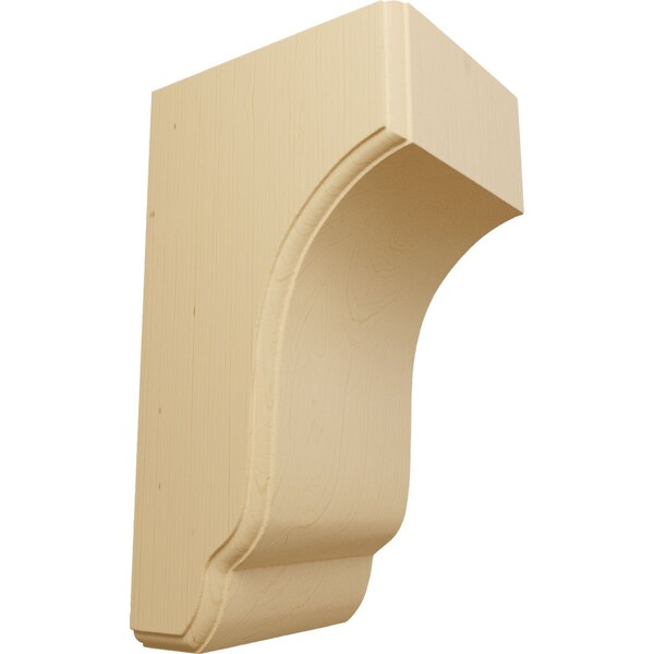 Ekena Millwork 4 3/4"W x 5 1/2"D x 10"H Capistrano Mission Corbel, Alder - COR04X05X10CPAL