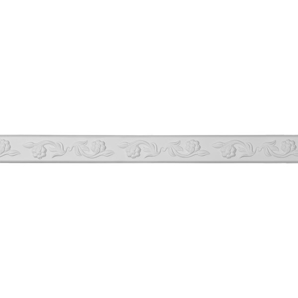 Ekena Millwork SAMPLE - 2 1/8"H x 5/8"P x 12"L Kent Running Flower Panel Moulding - SAMPLE-MLD02X00KE