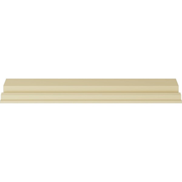 Ekena Millwork 5"H x 3 7/8"P x 6 3/8"F x 94 1/2"L, (2" Repeat), Dentil and Leaf Crown Moulding - MLD05X03X06DE