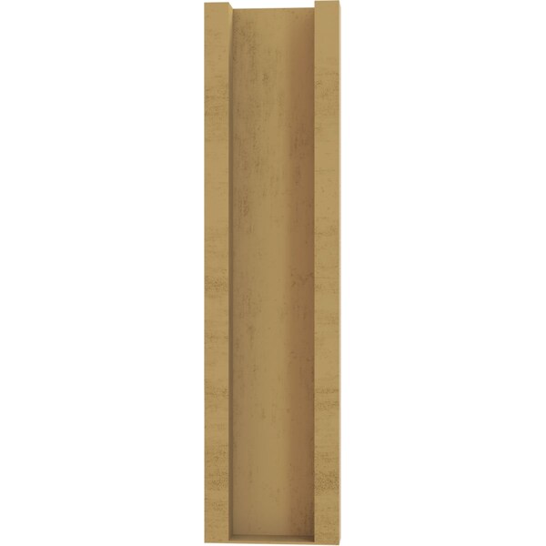 Ekena Millwork 5 1/2-in W x 14-in D x 22-in H Funston Trad Rough Cedar Woodgrain TimberThane Outlooker, Primed Tan - OUTUR055X14X22FST04RCPR