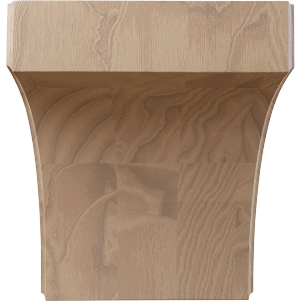 Ekena Millwork 5 1/4"W x 4"D x 6"H Clarksville Bracket, Mahogany - BKTW05X04X06CVGM