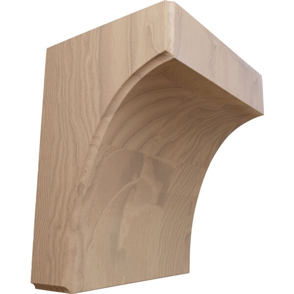 Ekena Millwork 5 1/4"W x 4"D x 6"H Clarksville Bracket, Mahogany - BKTW05X04X06CVGM