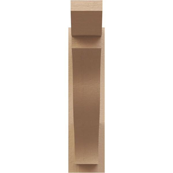 Ekena Millwork 5 1/2-in W x 22-in D x 22-in H Funston Slat Rough Cedar Woodgrain TimberThane Outlooker, Primed Tan - OUTUR055X22X22FST24RCPR