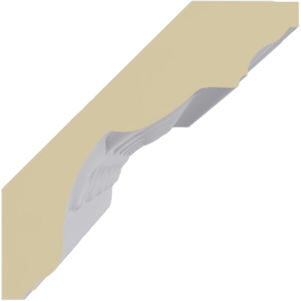 Ekena Millwork 3 1/8"H x 3 1/8"P x 4 1/2"F x 94 1/2"L Read Crown Moulding - MLD03X03X04RE