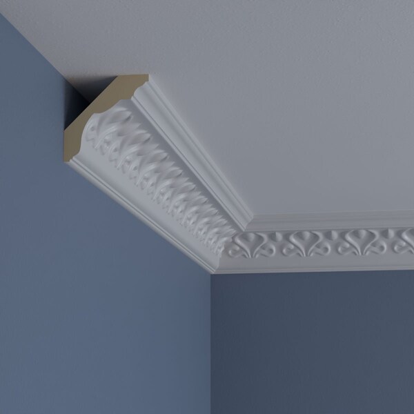 Ekena Millwork 3 1/8"H x 3 1/8"P x 4 1/2"F x 94 1/2"L Read Crown Moulding - MLD03X03X04RE