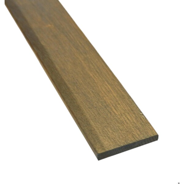 Timberchic Wood, Gray, 48 in L, 1.25 in W, Stained - 407
