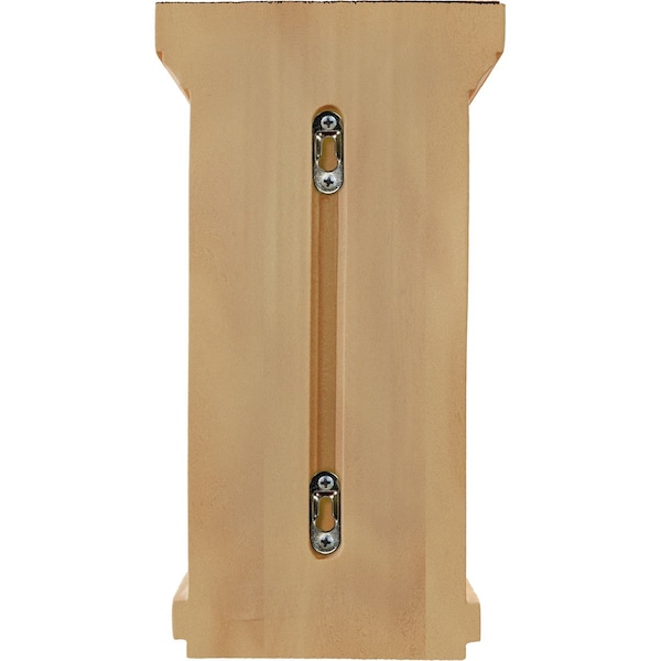 Ekena Millwork 7"W x 7 1/2"D x 13"H Fluted Corbel, Red Oak - COR07X07X13FLRO