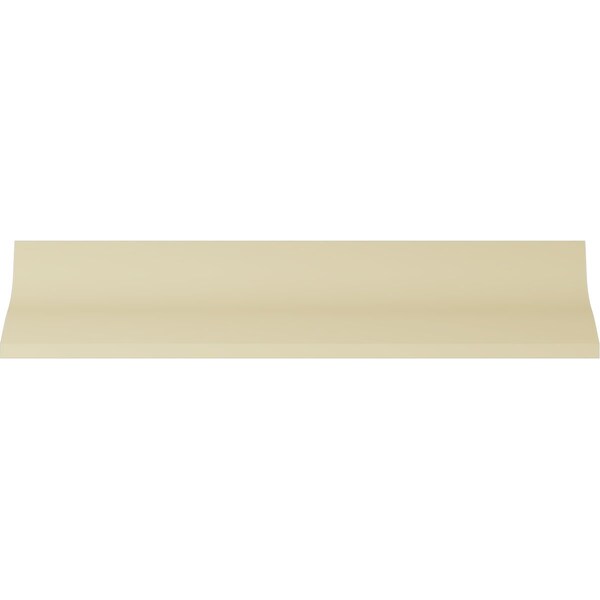 Ekena Millwork 7 1/8"H x 3 1/4"P x 7 3/4"F x 94 1/2"L Milton Smooth Crown Moulding - MLD07X03X08MI