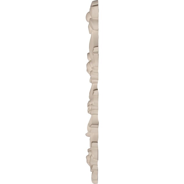 Ekena Millwork 3 7/8"W x 19 1/4"H x 1 1/4"P Hillsborough Flower Drop Onlay - ONL03X19X01HI