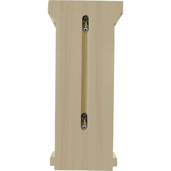 Ekena Millwork 7 1/2"W x 8"D x 17"H Traditional Recessed Corbel, Rubberwood - COR07X08X17TRRW