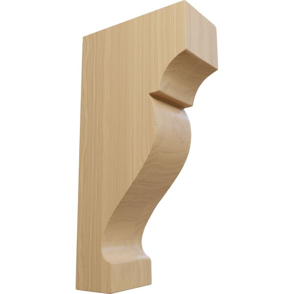 Ekena Millwork 1 3/4"W x 3 1/2"D x 7"H Small Dearborn Wood Corbel, Cherry - CORW02X07X04DRCH