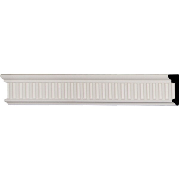 Ekena Millwork Chair Rail, High Density Urethane, 95-5/8 in L, 1-3/8 in H - CHA01X01LI