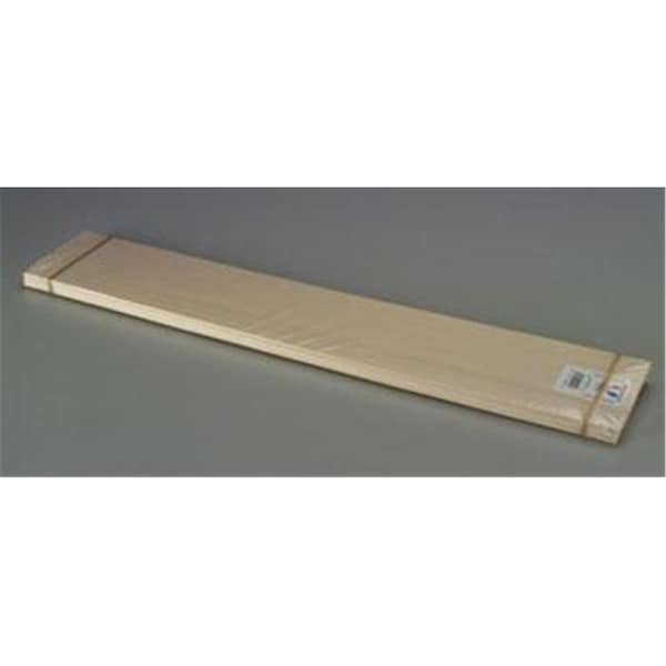 Midwest Products 0.03 x 4 x 24 in. Basswood Strips, 15PK - MID4401