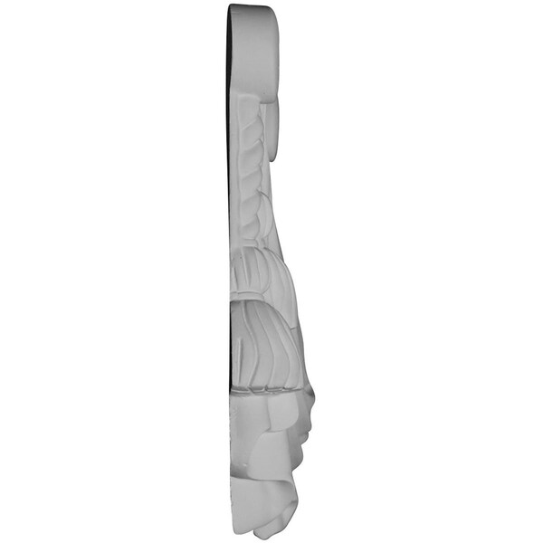 Ekena Millwork 17 1/4"W x 6 1/4"H x 1 1/8"P Classic Tassel Swag Onlay - ONL17X06X01CL
