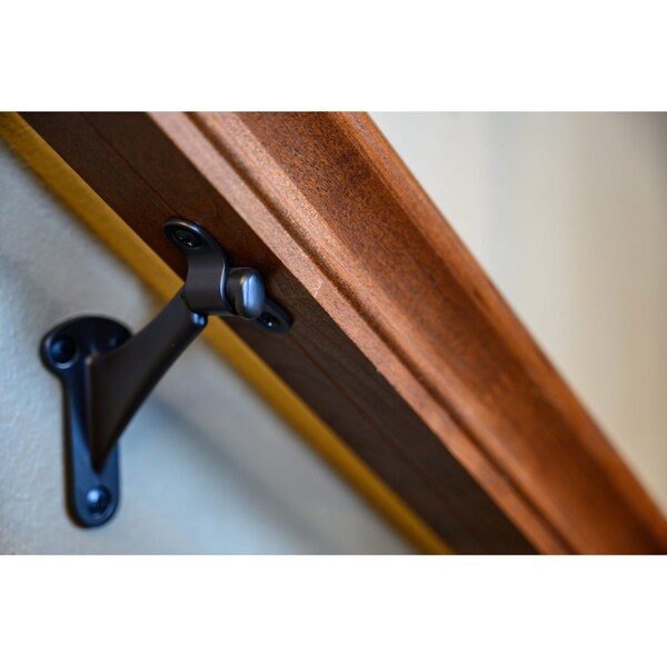 Onward 3 14inch 82 mm HeavyDuty Handrail Bracket, White - 2282WV