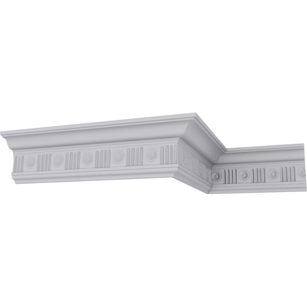 Ekena Millwork 2 5/8"H x 1 5/8"P x 3"F x 94 1/2"L, (2" Repeat), Edwards Crown Moulding - MLD03X02X03ED